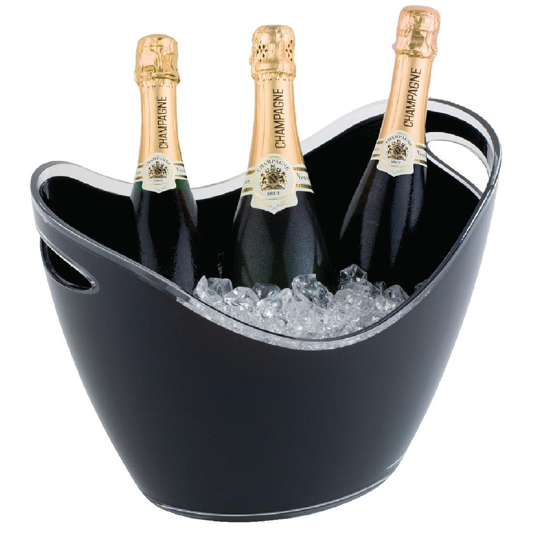 aps acryl champagne bowl groot zwart APS acryl champagne bowl groot zwart