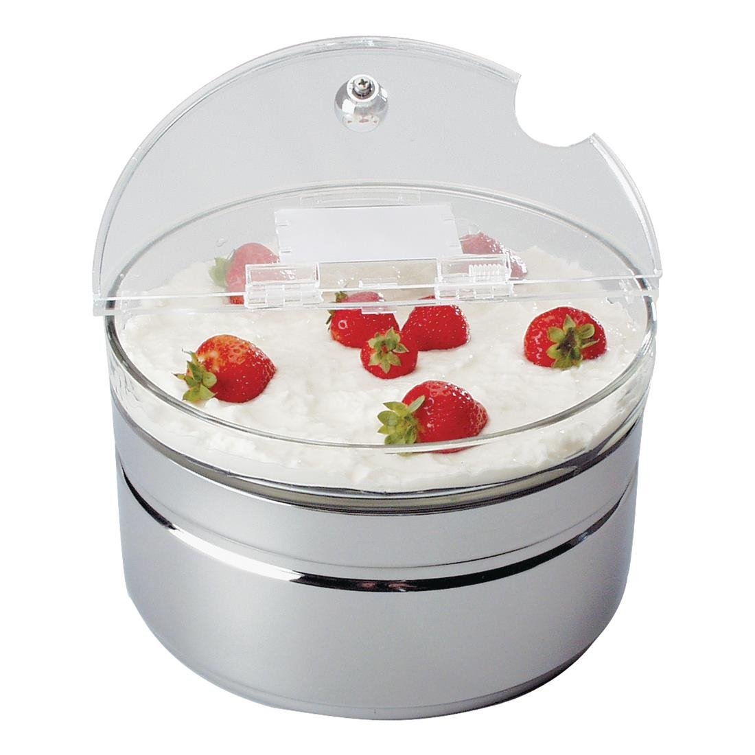aps gekoelde display rond met deksel 2,5ltr APS gekoelde display rond met deksel 2,5Ltr
