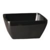 APS Pure vierkante melamine kom zwart 12,5x12,5cm