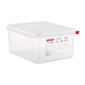 Araven GN 1/2 voedselbak met deksel 10Ltr (4 stuks)
