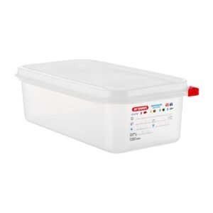Araven GN 1/3 voedselbak met deksel 4Ltr (4 stuks)