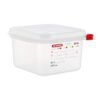 Araven GN 1/6 voedseldoos met deksel 1,7Ltr (4 stuks)