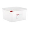 Araven GN2/3 voedseldoos met deksel 19Ltr (4 stuks)