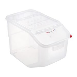 Araven transparante ingrediëntenbak 50Ltr