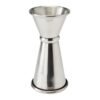 Beaumont RVS Gestreepte Jigger Maat 20ml/40ml