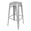 Bolero Bistro gegalvaniseerd stalen barkruk (4 stuks)
