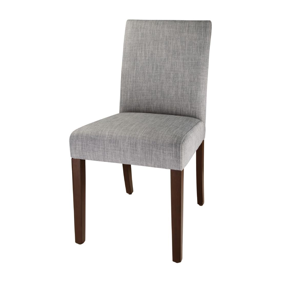 bolero chiswick eetkamerstoelen grijs (2 stuks) Bolero chiswick eetkamerstoelen grijs (2 stuks)