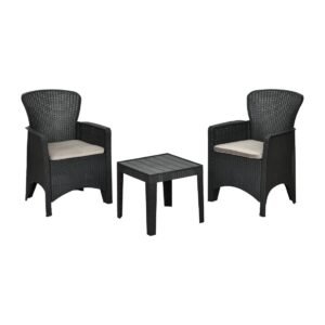 Bolero Elements set met stoelen en tafel voor buiten