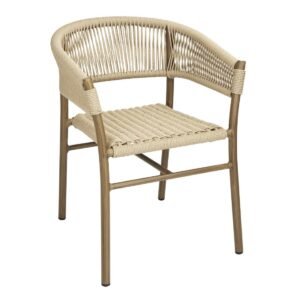Bolero Florence Natuurlijk Touw Twist Rieten Stoelen (2 stuks)