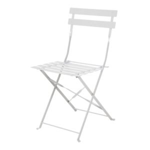Bolero opklapbare terrasstoelen grijs (2 stuks)