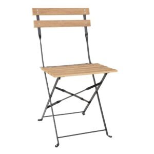 Bolero Perth Pavement Style Klapstoelen Met Houteffect (2 stuks)