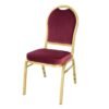 Bolero Regal stapelstoelen bordeauxrood (4 stuks)