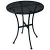 Bolero ronde stalen bistrotafel zwart 60cm (15 stuks)