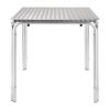 Bolero stapelbare vierkante RVS tafel 70cm