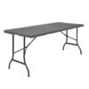 Bolero Wilgstructuur Rechthoekige Wilg Midden Vouwtafel 6Ft
