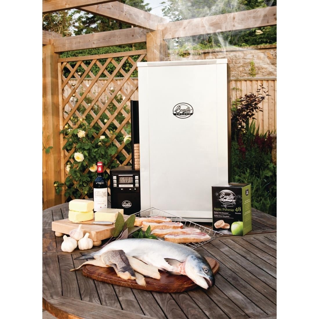 bradley 6 rack electric digital food smoker btds108ce Bradley 6 Rack Electric Digital Food Smoker BTDS108CE
