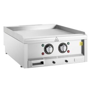 Buffalo 600-Serie Elektrische Bakplaat Met Twee Zones, 600mm