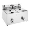 Buffalo Dubbele Elektrische Friteuse Met Timer 2X8Ltr