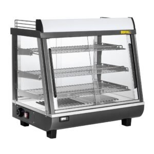 Buffalo Voor- En Achterdeur Verwarmde Vitrine 96Ltr