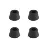 Buffalo Zwarte rubberen voetjes (4 stuks)