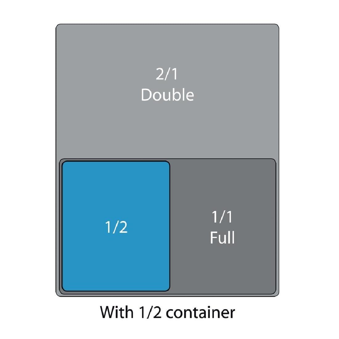cambro buigzaam polypropyleen deksel gn 1/2 Cambro buigzaam polypropyleen deksel GN 1/2