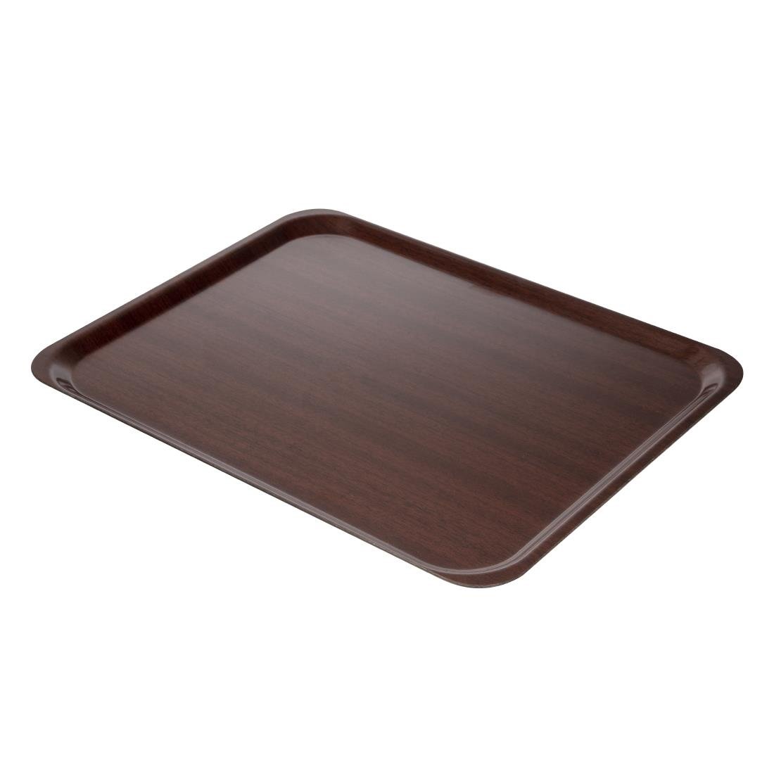 cambro capri gelamineerd dienblad mahonie 46x36cm Cambro Capri gelamineerd dienblad mahonie 46x36cm