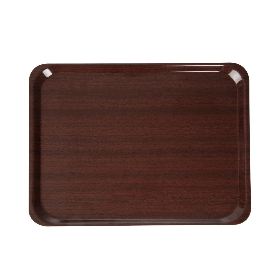 cambro capri gelamineerd dienblad mahonie 46x36cm Cambro Capri gelamineerd dienblad mahonie 46x36cm