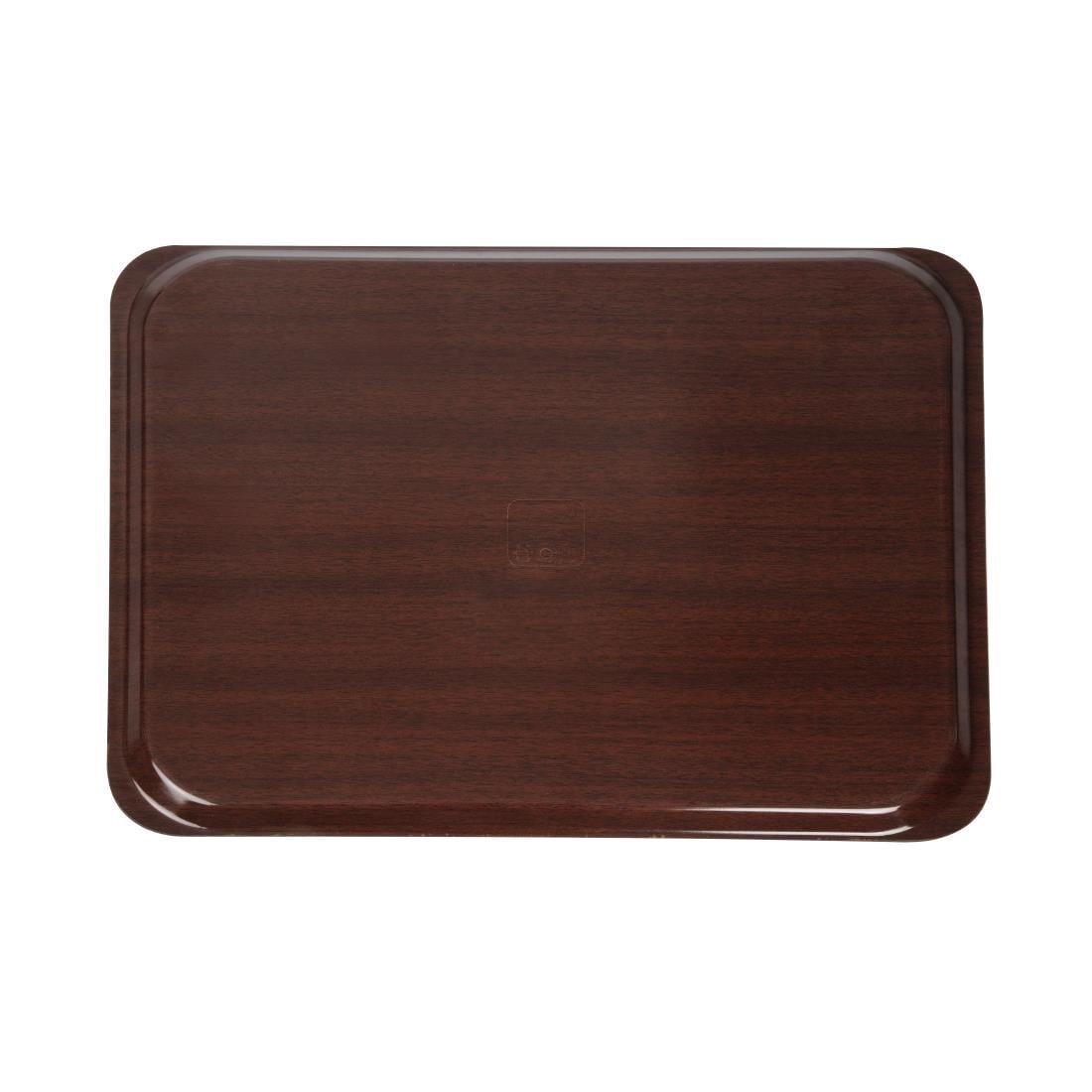 cambro capri gelamineerd dienblad mahonie 46x36cm Cambro Capri gelamineerd dienblad mahonie 46x36cm