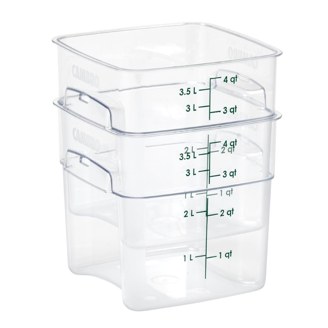 cambro freshpro camsquare voedselbewaarbak 3,8ltr Cambro FreshPro Camsquare voedselbewaarbak 3,8Ltr