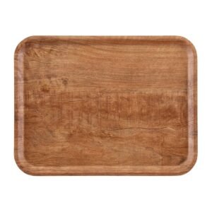 Cambro Madeira gelamineerd dienblad bruin olijf 43cm
