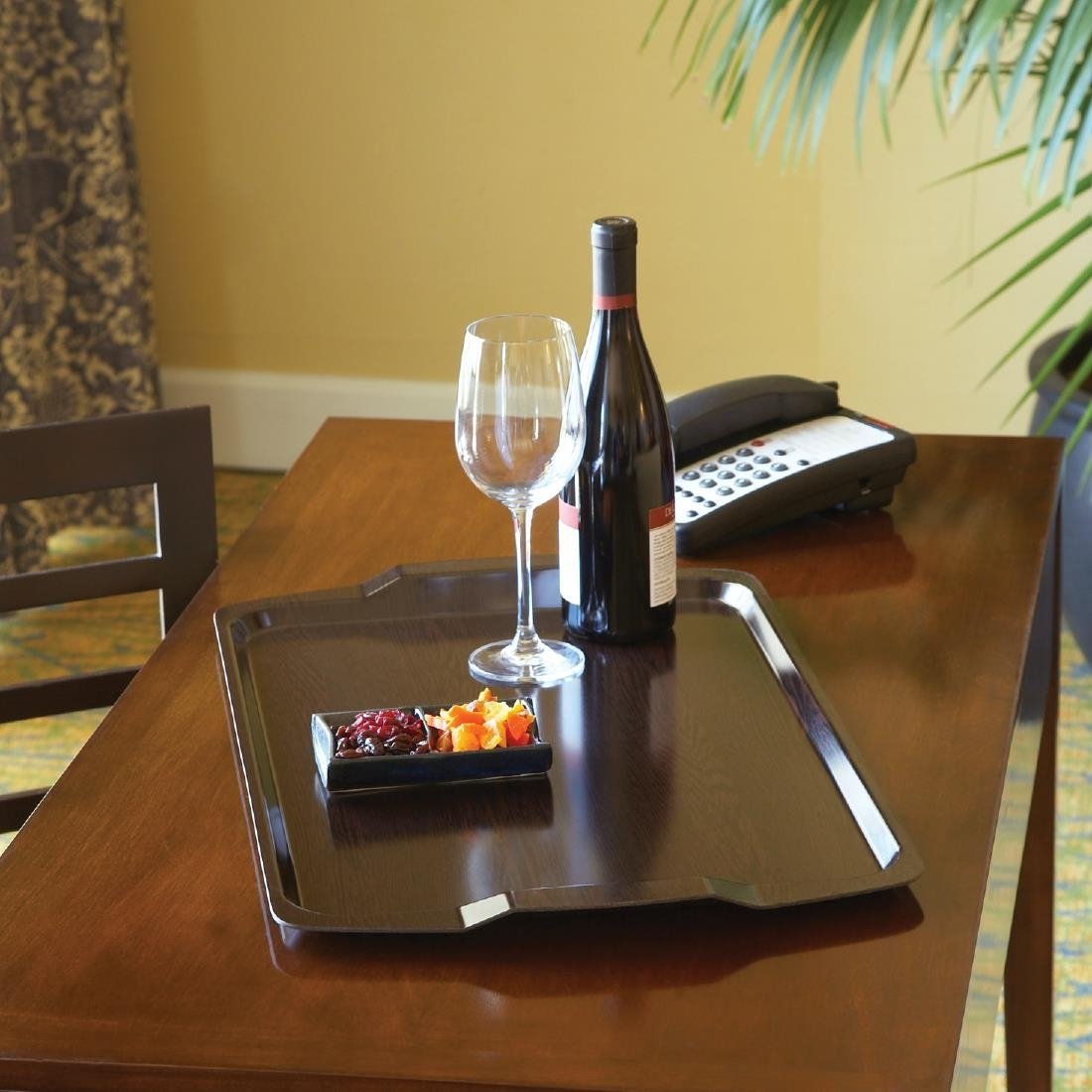 cambro roomservice dienblad wenge Cambro roomservice dienblad wenge