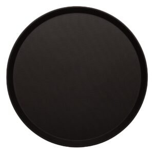Cambro Treadlite rond antislip glasvezel dienblad zwart 40,5cm