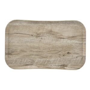 Cambro Versa dienblad 32x53cm rechthoekig rustiek decor licht eiken