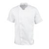 Chef Works Springfield unisex koksbuis met rits wit M Chef Works Springfield unisex koksbuis met rits wit M