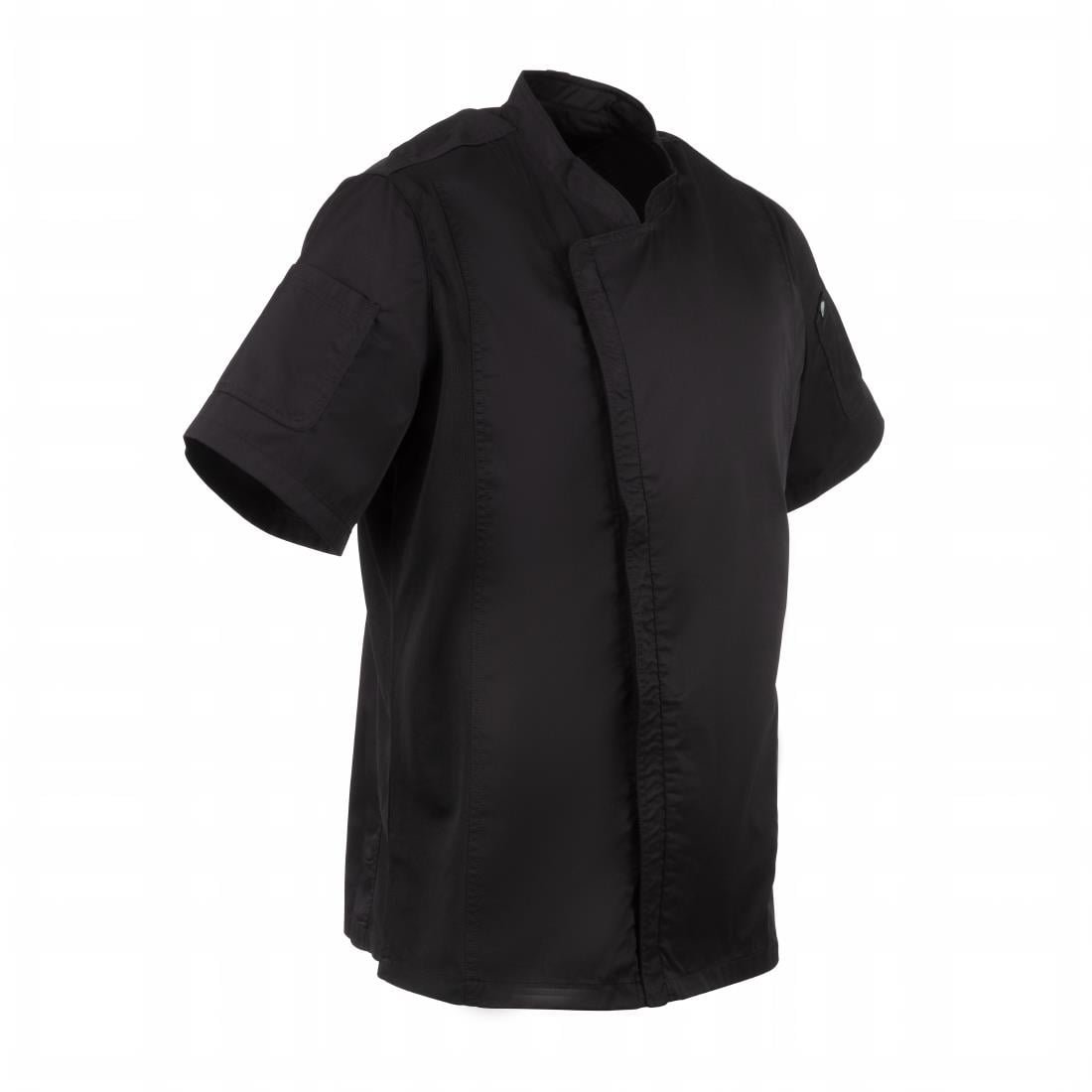 chef works springfield unisex koksbuis met rits zwart l Chef Works Springfield unisex koksbuis met rits zwart L