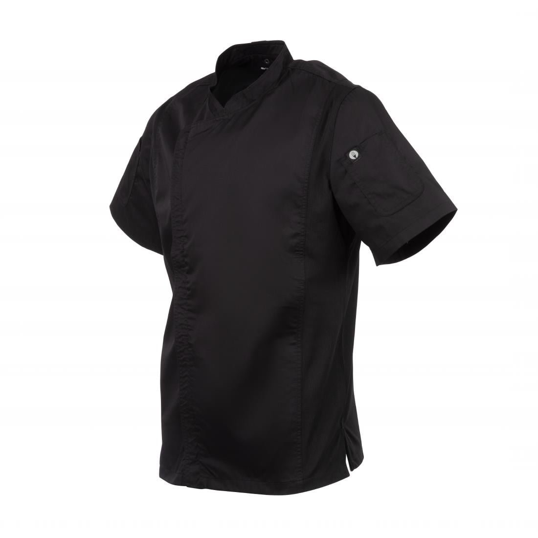 chef works springfield unisex koksbuis met rits zwart l Chef Works Springfield unisex koksbuis met rits zwart L