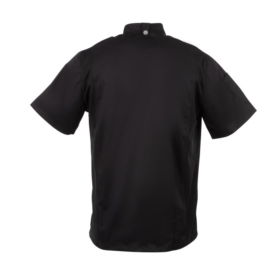 chef works springfield unisex koksbuis met rits zwart l Chef Works Springfield unisex koksbuis met rits zwart L