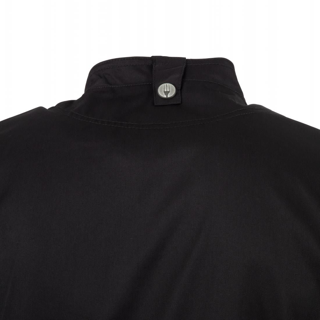 chef works springfield unisex koksbuis met rits zwart l Chef Works Springfield unisex koksbuis met rits zwart L