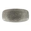 Churchill Raku Quartz Black Chefs Ovaal Bord 29.8 x 15.2cm (12 stuks)