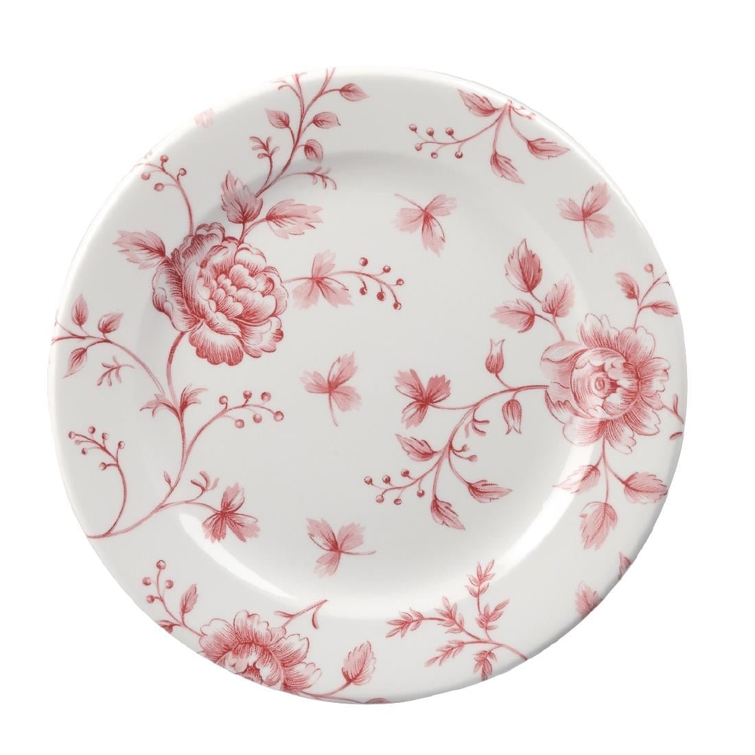 churchill rose chintz cranberry bord 16.5cm (6 stuks) Churchill Rose Chintz Cranberry Bord 16.5cm (6 stuks)