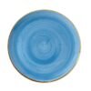 Churchill Stonecast Cornflower Blue Rond Bord (6 stuks)