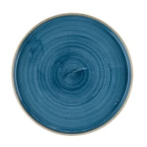 Churchill Stonecast Java Blue Bord Met Opstaande Rand 25.9cm (6 stuks)