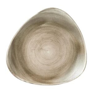 Churchill Stonecast Patina Antique Taupe Lotus Bord 25.4cm (12 stuks)