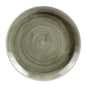 Churchill Stonecast Patina Burnished Green Evolve Coupe Bord 26cm (12 stuks)
