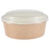 Colpac recyclebare kraft saladebakken met deksel groot 1300ml (150 stuks) Colpac recyclebare kraft saladebakken met deksel groot 1300ml (150 stuks)