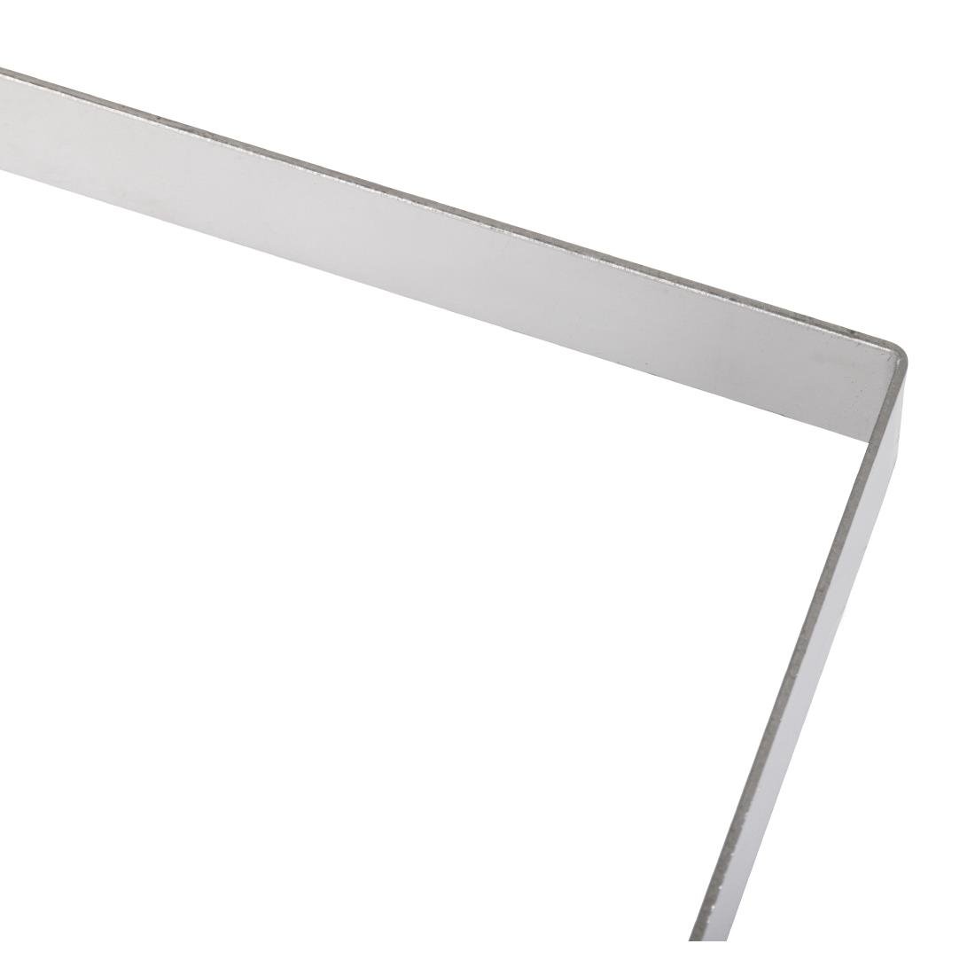 de buyer vierkante vorm rvs 20x2cm De Buyer vierkante vorm RVS 20x2cm