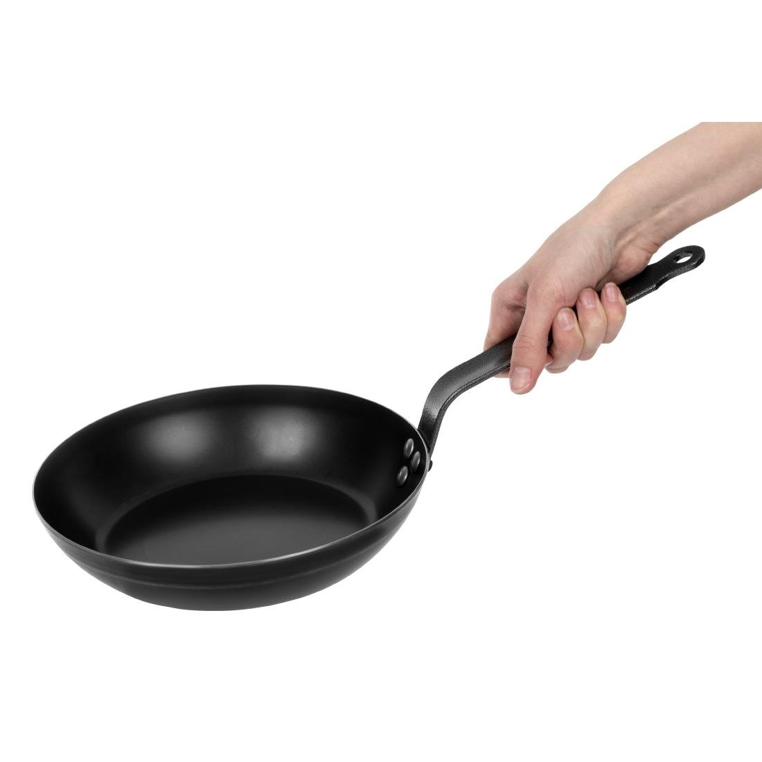de buyer zwarte ijzeren koekenpan 24cm De Buyer Zwarte IJzeren Koekenpan 24cm
