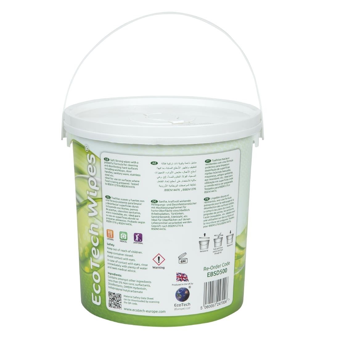 ecotech reinigingsdoekjes (500 stuks) EcoTech reinigingsdoekjes (500 stuks)