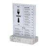 Europel Bordenhouder A5 Polystone Wit