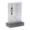 Europel Bordhouder A5 Polystone Anthraciet